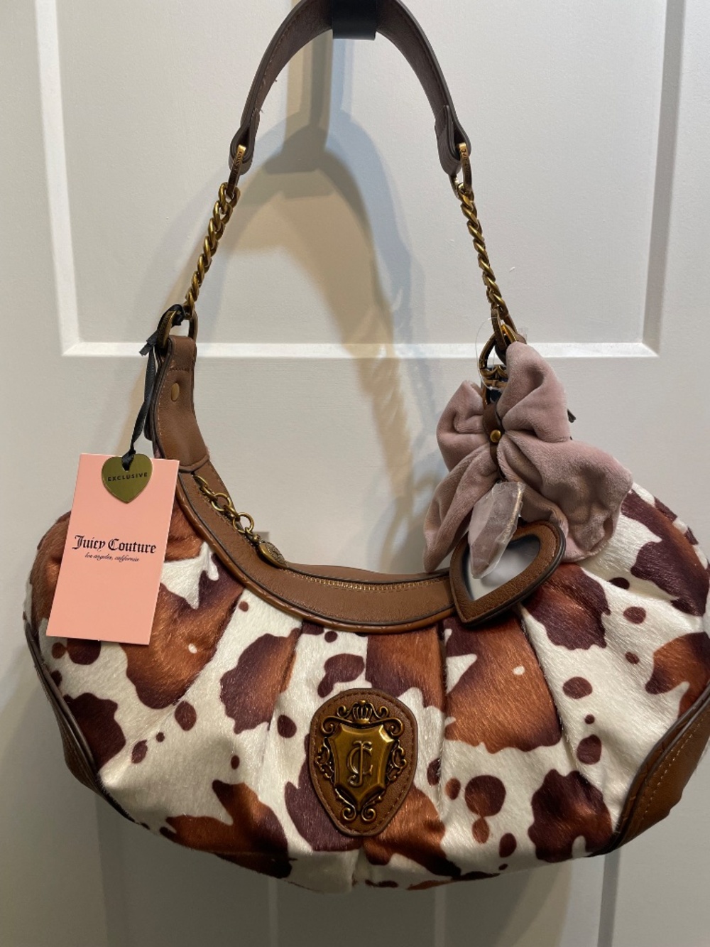 🔥🔥Juicy Couture cow print hobo/coho - Picture 3 of 9